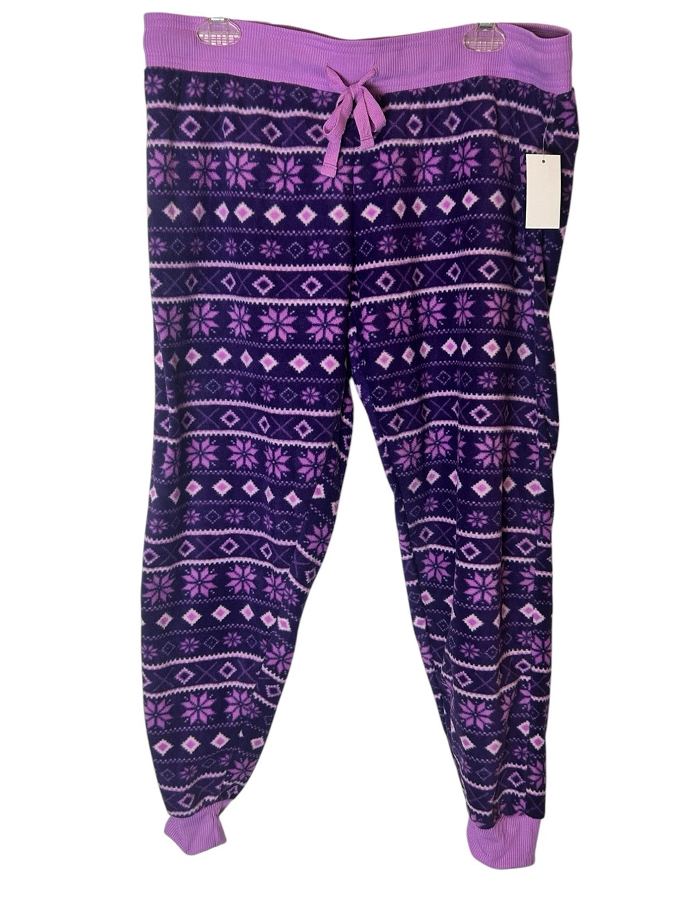 Mountain Peak Lounge Pants – NWT Purple Size Large Soft Joggers Fabric SZ L